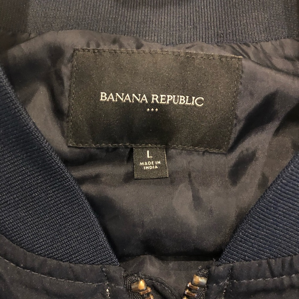 Banana Republic Factory Navy Bomber Jacket